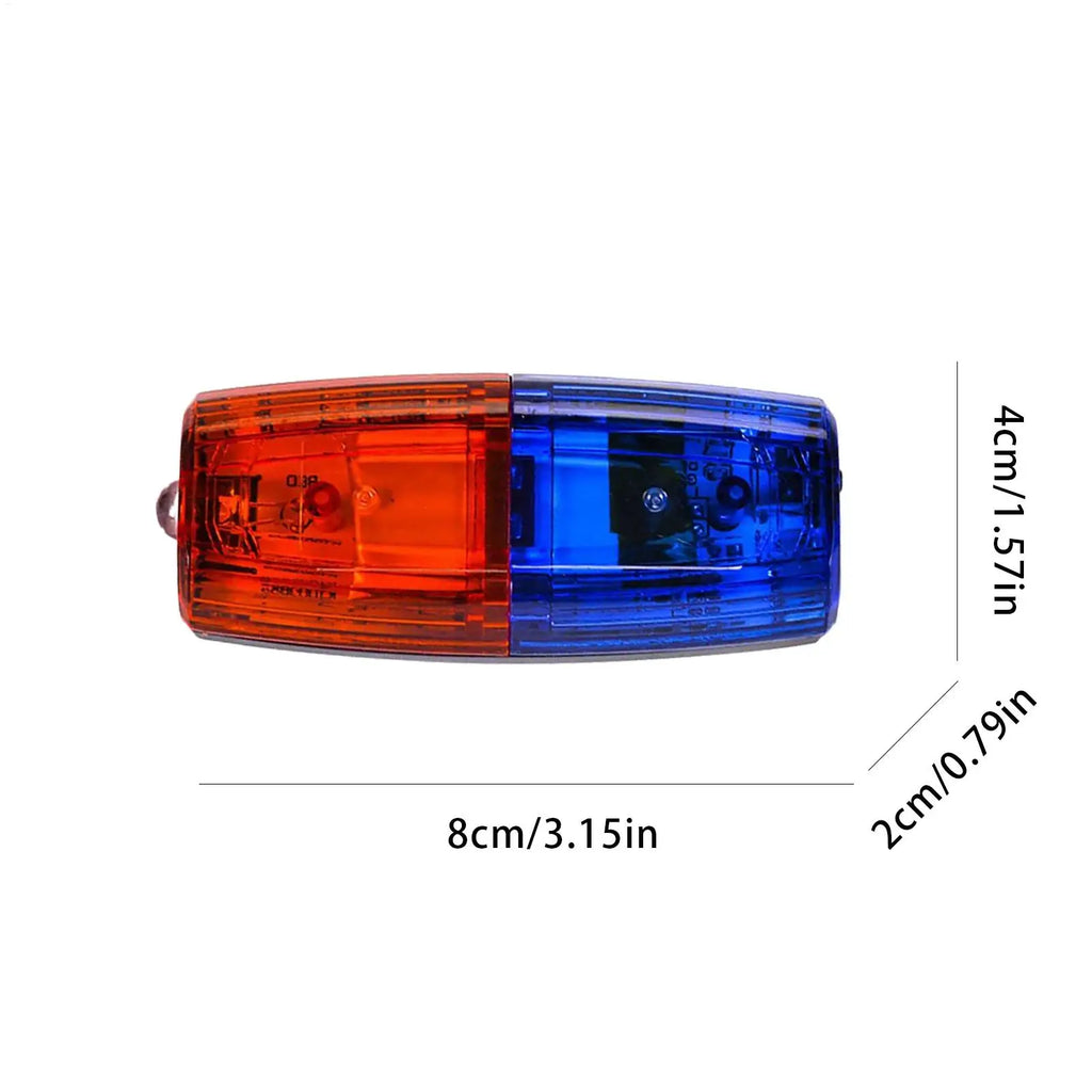 1pc Warning Strobe Shoulder Lights USB Charging Led Shoulder Warning Light With Stainless Steel Clip Strobe Lights Qme