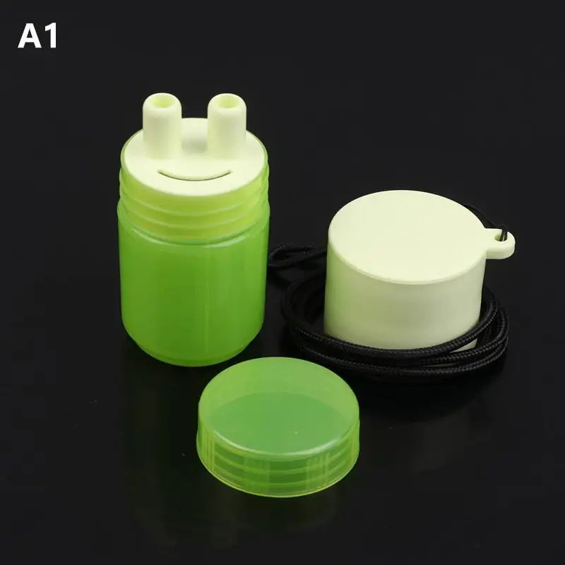 Herbal Inhalant Inhaler Accessory Two Nostrils Sticks Tubes Cap Qme A1