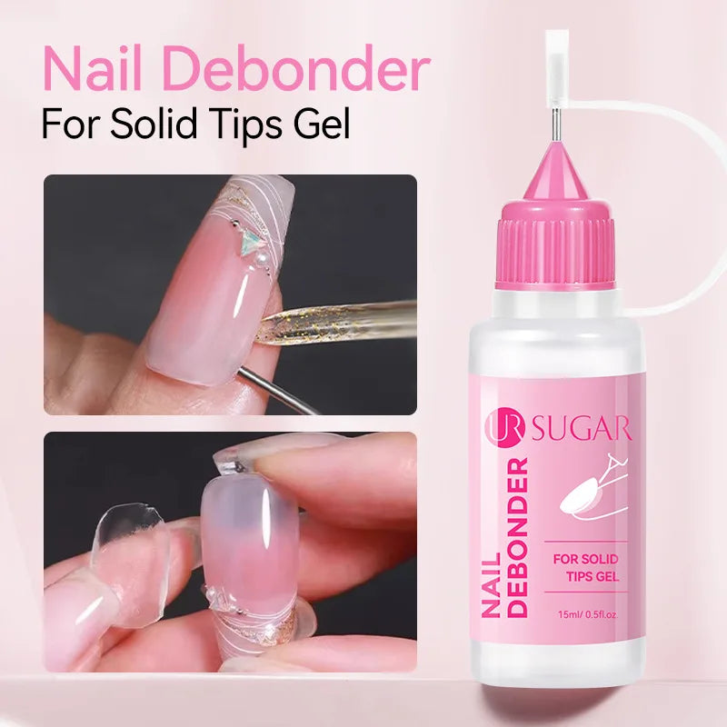 Wear Nail Needle Tube Polish Remover Solid Patch Glue UV Jelly Fast Qme