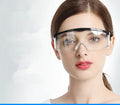 T Goggles Safety Glasses Lab Eye Protection Protective Eyewear Clear Lens Workplace Safety Goggles Anti-dust Supplies Qme 5pcs