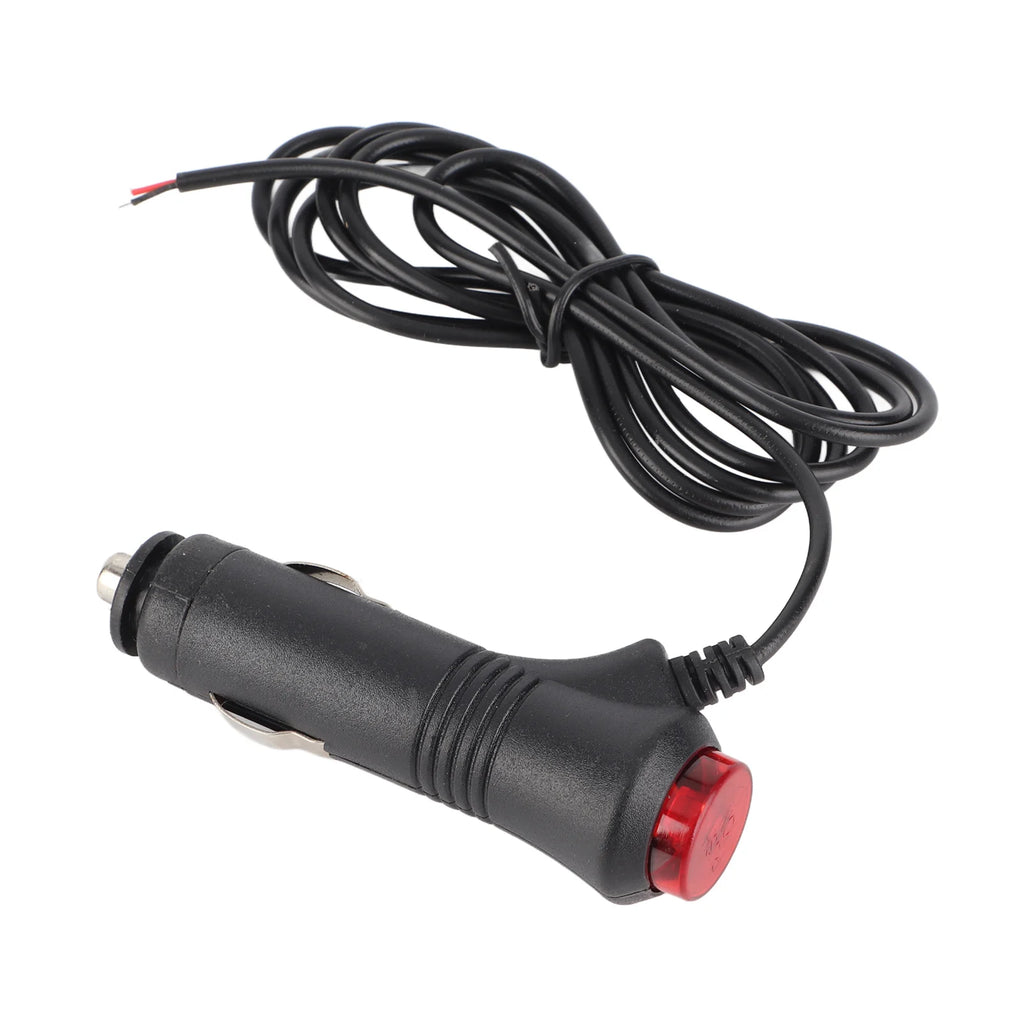 Car Male Cigarette Lighter Plug 1.5m Male Car Cigarette Lighter Socket Power Plug Adapter On Off 12V 24V Qme