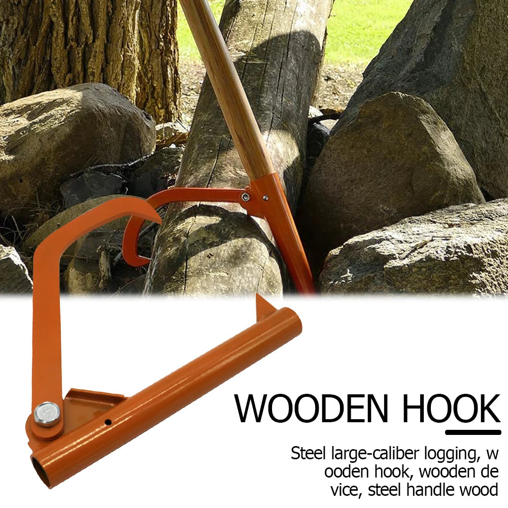 Steel Roller Felling Lever Lifter Log Peavy Home Transport Cant Hook for Wood Qme