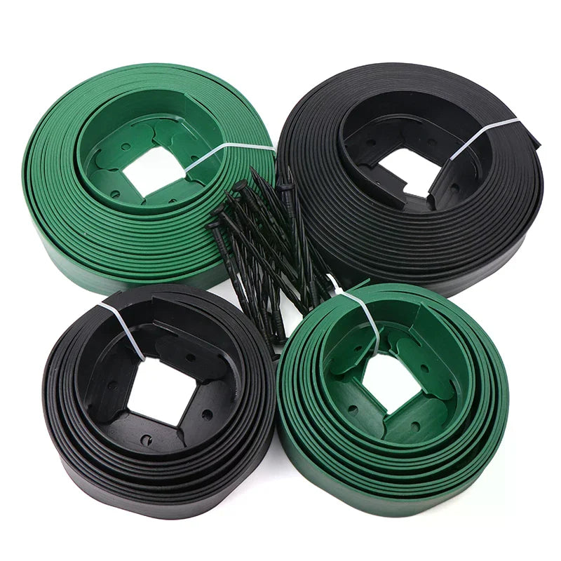 Durable Plastic L-Shaped Isolation Belt, Tree Ring Retaining Board, Lawn Greening Root Wall Qme