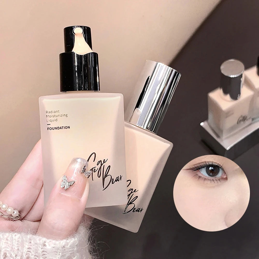 Gege Bear Light Foundation Liquid Concealer Long-lasting Moisturizing Qme