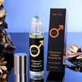 Men's Rolling Fragrance Long-lasting Cologne Emits Charming Suitable Qme black