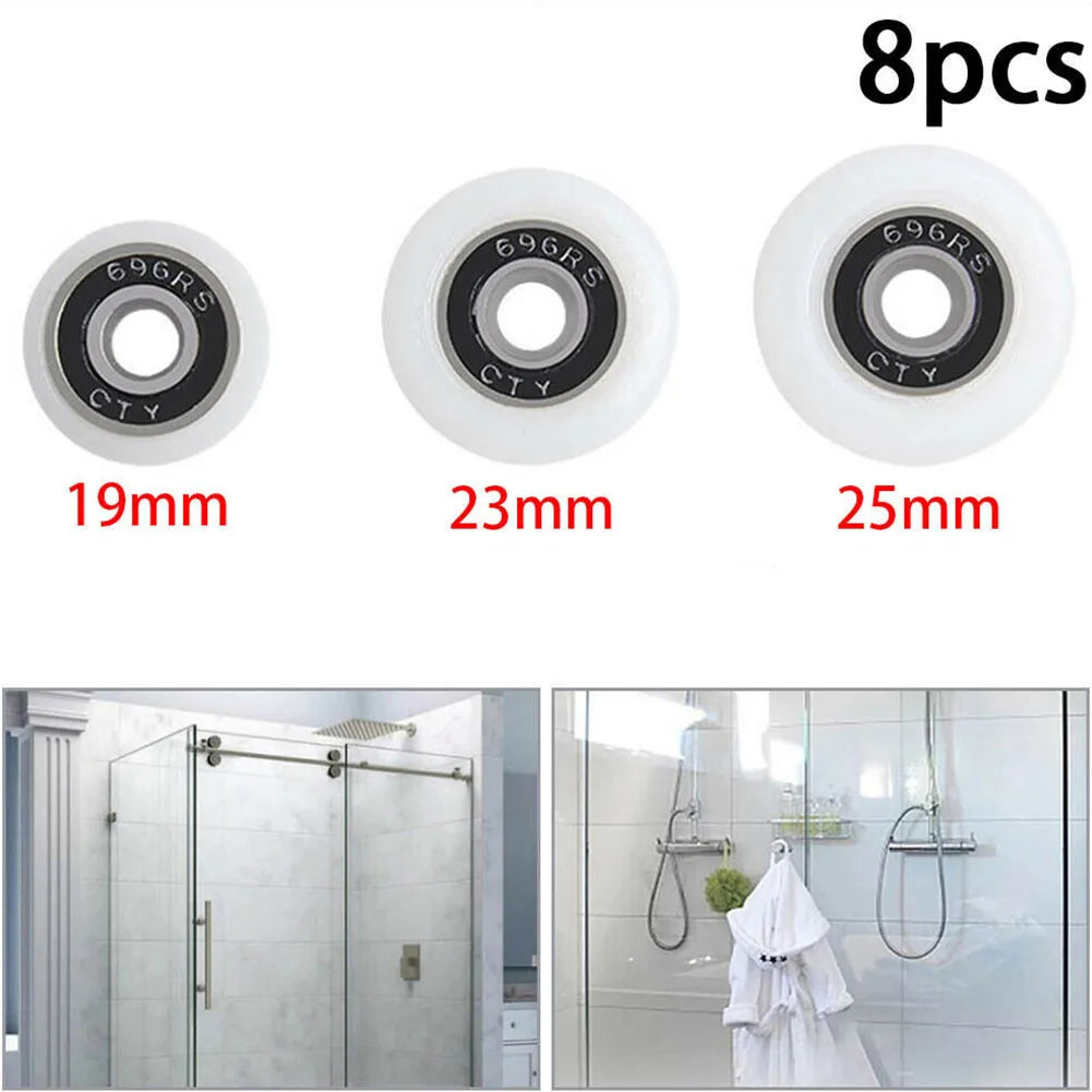 Bath Cabinet Roller Wheel Shower Room Accessories Bearing 19 23 Qme