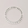 Black/White Watch Calendar Disk 3 o'clock Date Disc For NH35 Movement Modified Watches Calendar Accessories Qme WHITE