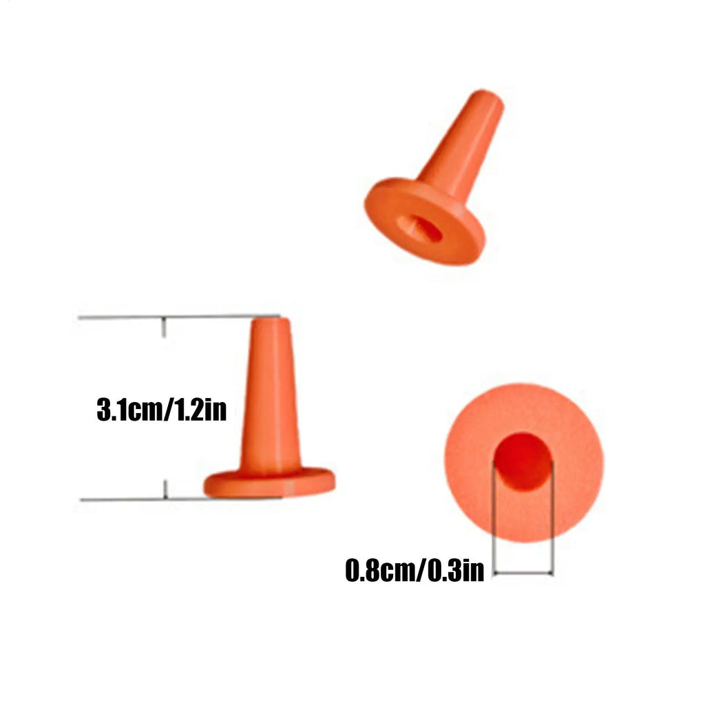 Caulk Cover 3 Leak Protectors Plugs Nozzle Covers Home Workshop Qme