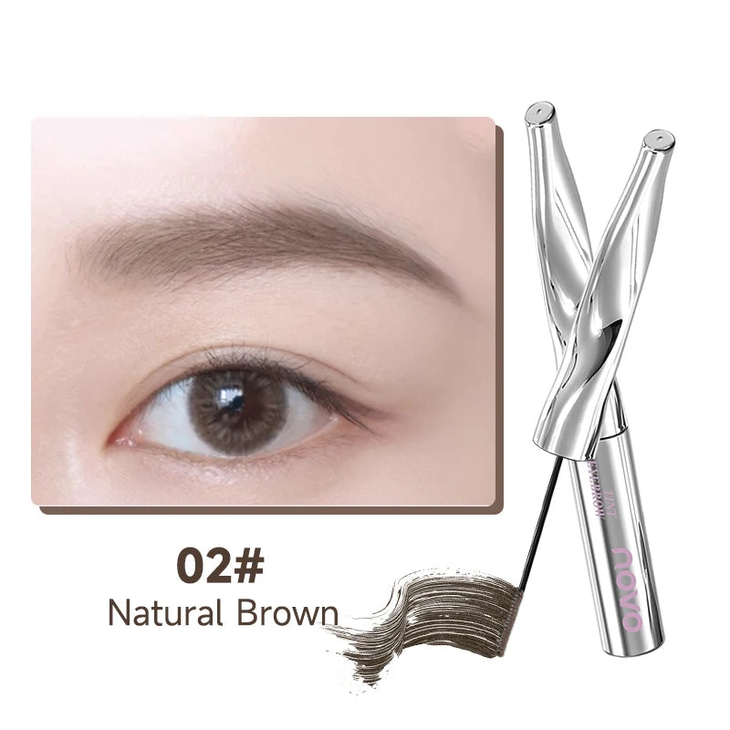 Long-Lasting Eyebrow Tinting Cream, Quick-Drying, Stain-Resistant, Non-Caking, Natural 3d Eyebrows Qme 02