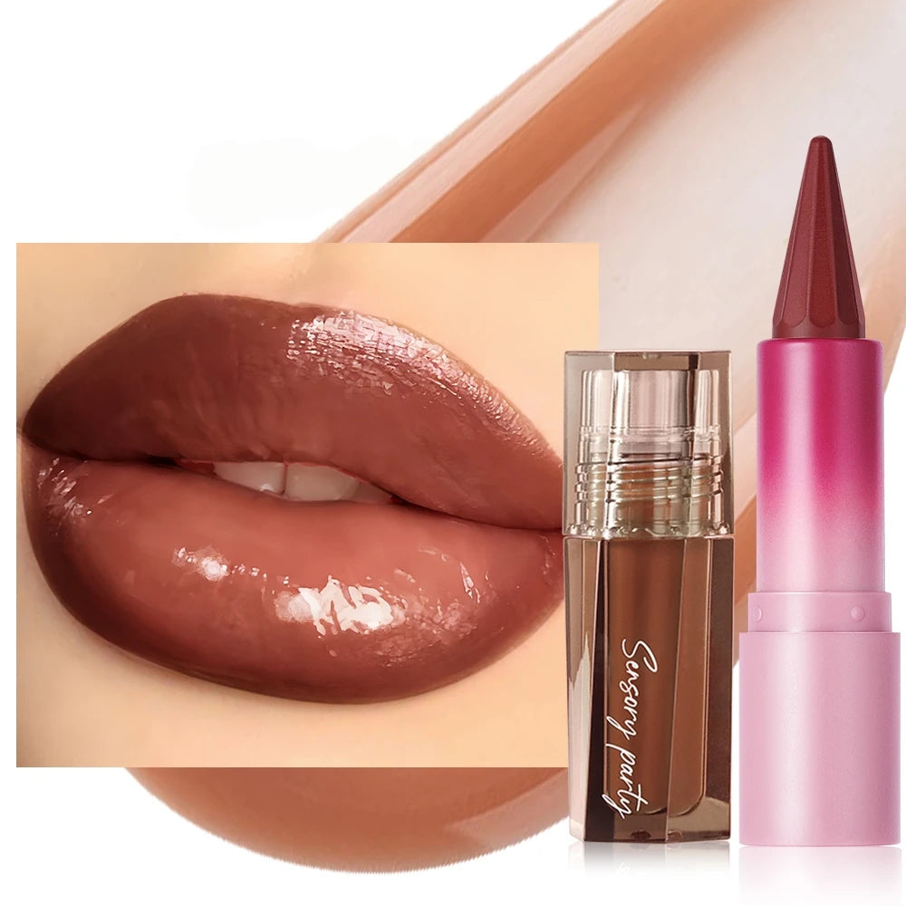 Lipstick Plumping Lip Gloss Defining Hydrating Glossy Long Lasting Qme