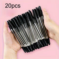 Quick Drying Black, Red, And Blue Ballpoint Pens - Polypropylene Ballpoint Pens With Adjustable Caps, Medium Tip, Smooth Writing Qme black 20pcs