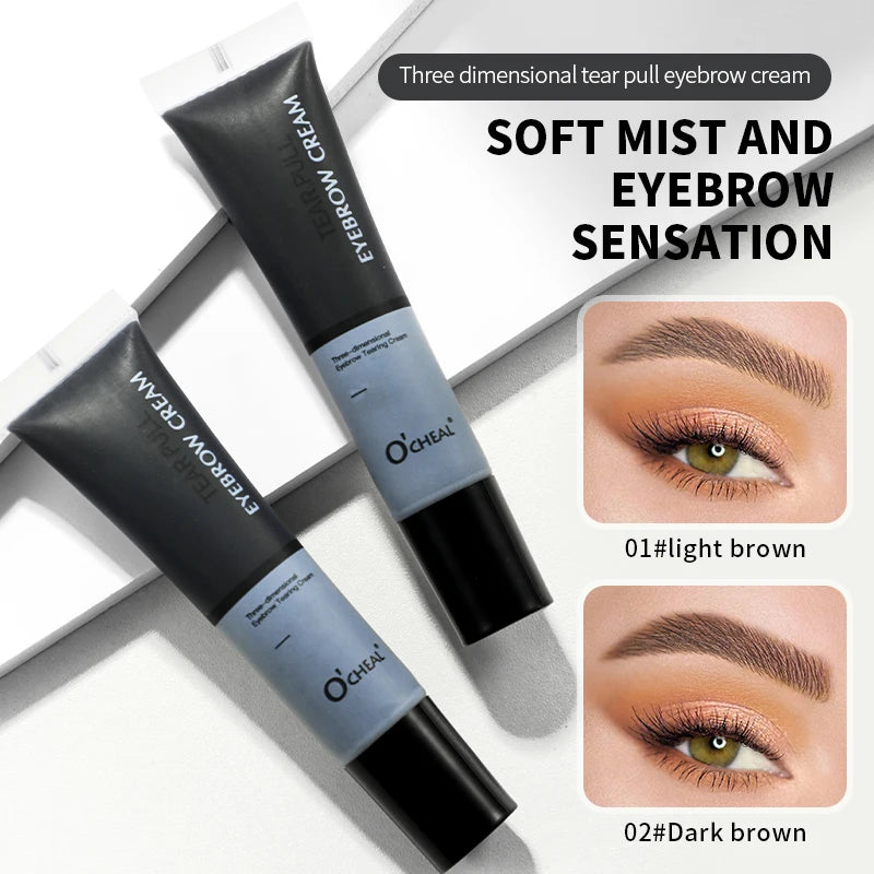 Tear Off Eyebrow Dye Lightweight Smooth Natural Rendering Waterproof Qme