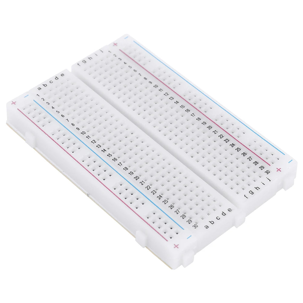 DIY Mini Bread Board Spliceable Universal Test Protoboard 400 Tie Points Solderless PCB Breadboard for Bus Test Circuit Board Qme