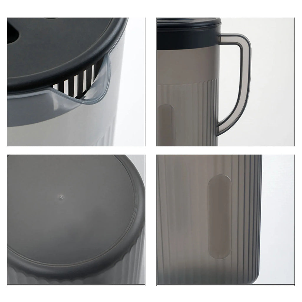 Cold Water Kettle Cold Plastic Pitcher with Lid Large Capacity High Temperature Resistant Cold for Juice Tea Qme