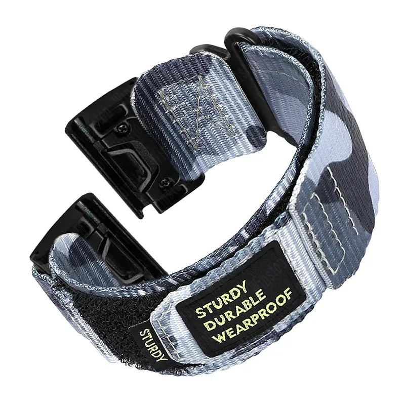 Quick Nylon Band for Garmin Watch Instinct 2X Tactics Strap Fenix 6X Pro 5Plus 7X 8 26mm 22mm Replacement Sport Release Bracelet Qme