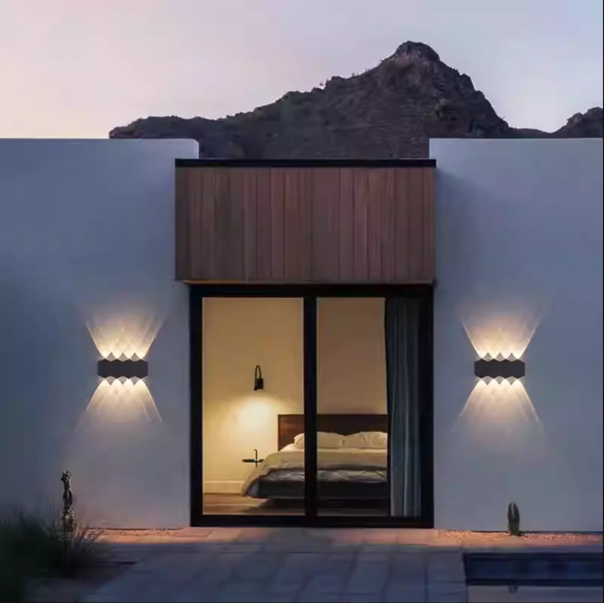 LED Wall Lamp Waterproof Outdoor Wall Light Porch/Garden/Bedroom Indoor Modern Nordic Sconce Luminaire 2 4 6W 8W 10W 12W 85-265V Qme