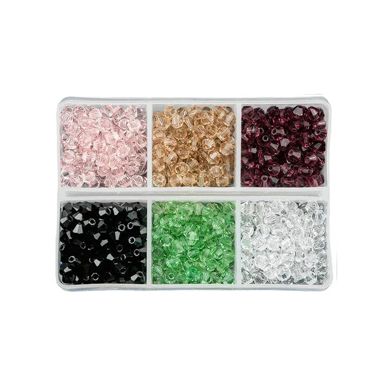 600pcs/lot 4mm Plated Color 5238 Bicone Beads Loose Spacer Beads Austria Jewelry Beads for Sewing Diy Supplies Jewelry Making Qme 11