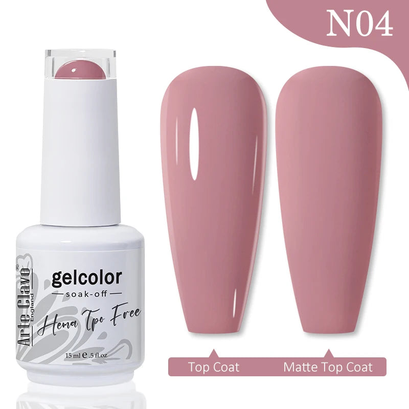 Arte Clavo Red Series Nail Polish Party Colors Gel Varnishes All