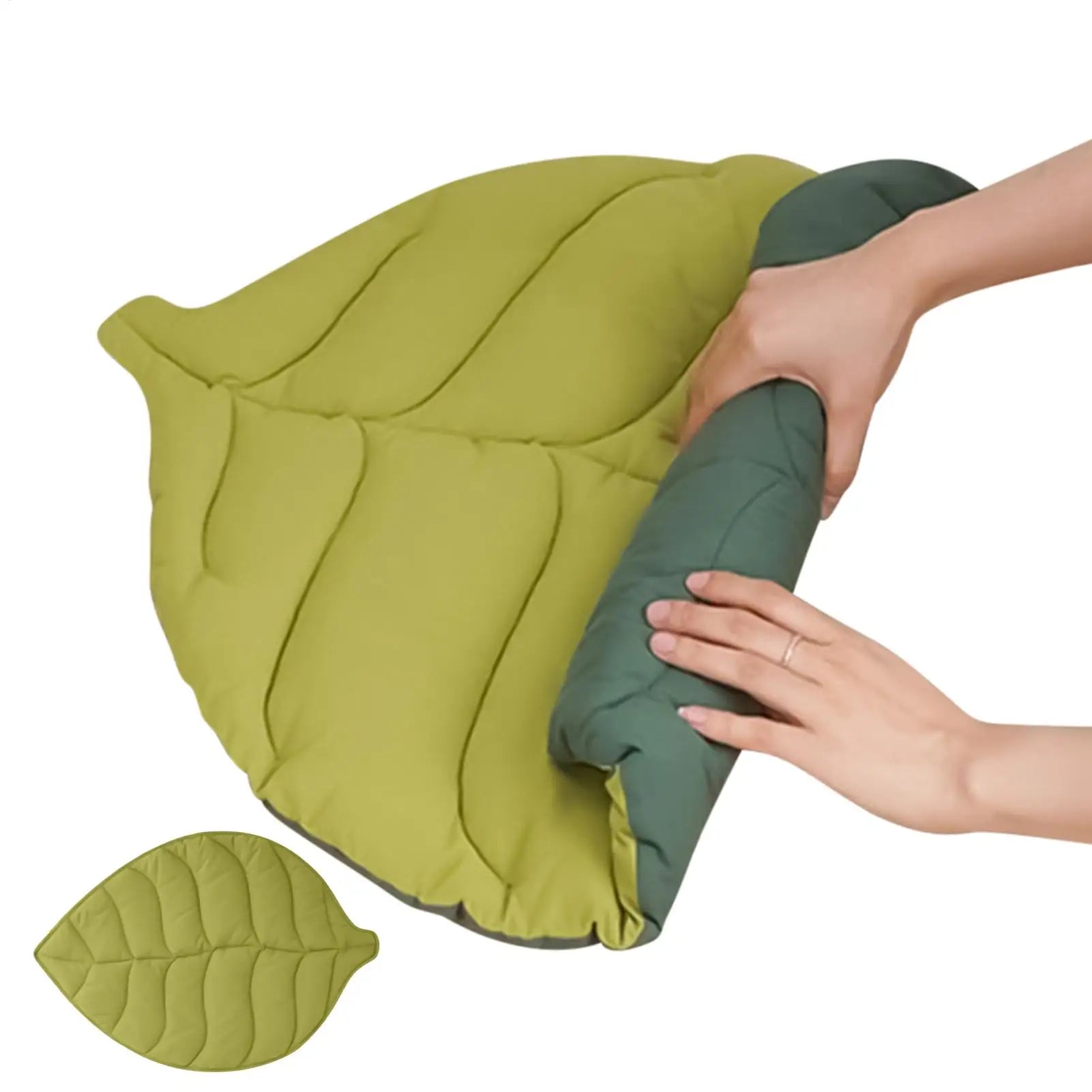 Cooling Dog Mat Cat Cooling Mat Leaves Shape Bed Blanket Non-Slip Portable Washable for Indoor Outdoor Pool Crate Beach Camping Qme