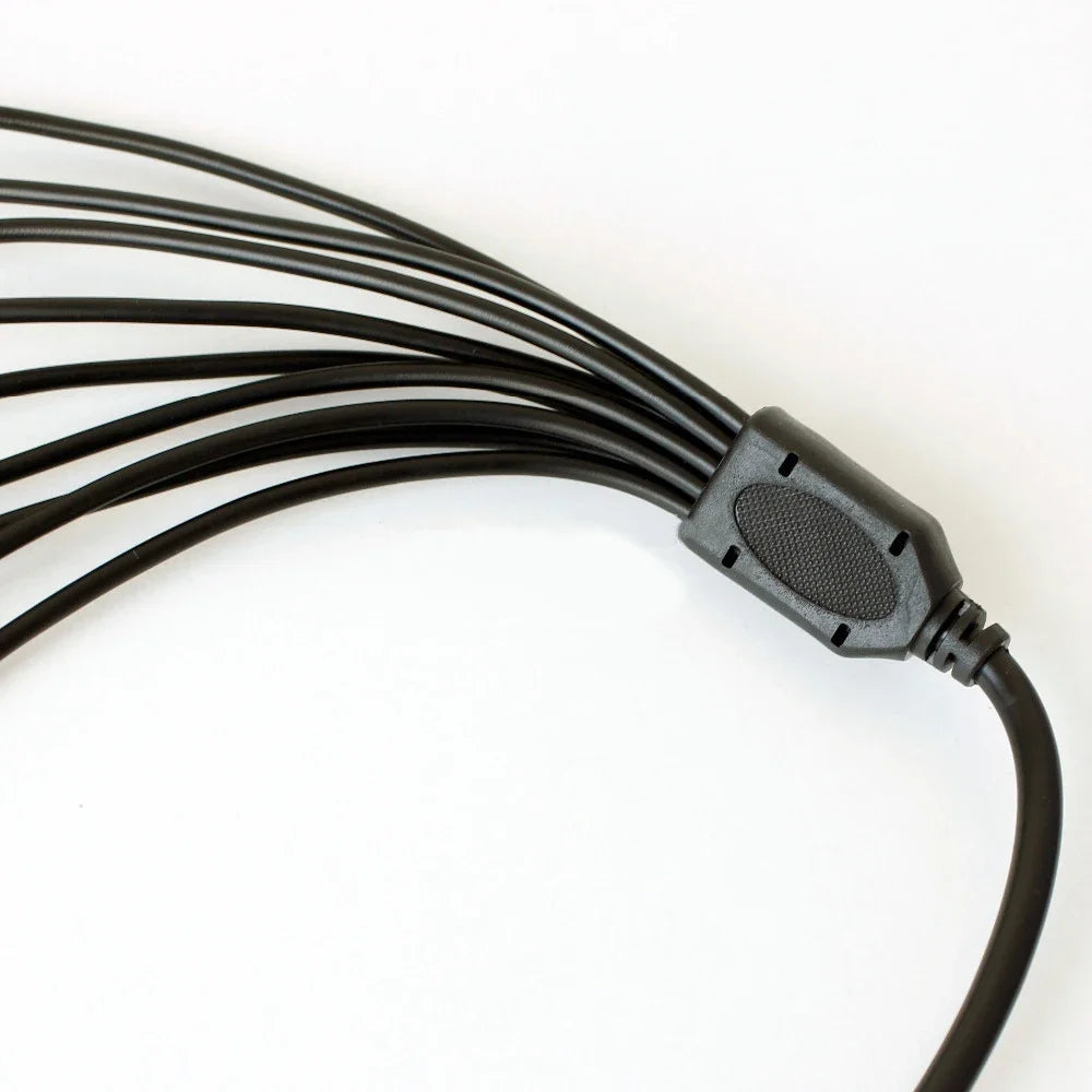 ESCAM 1 to 9 DC Power Splitter Cable DVR Plugs for CCTV Camera System video cctv accessories Qme