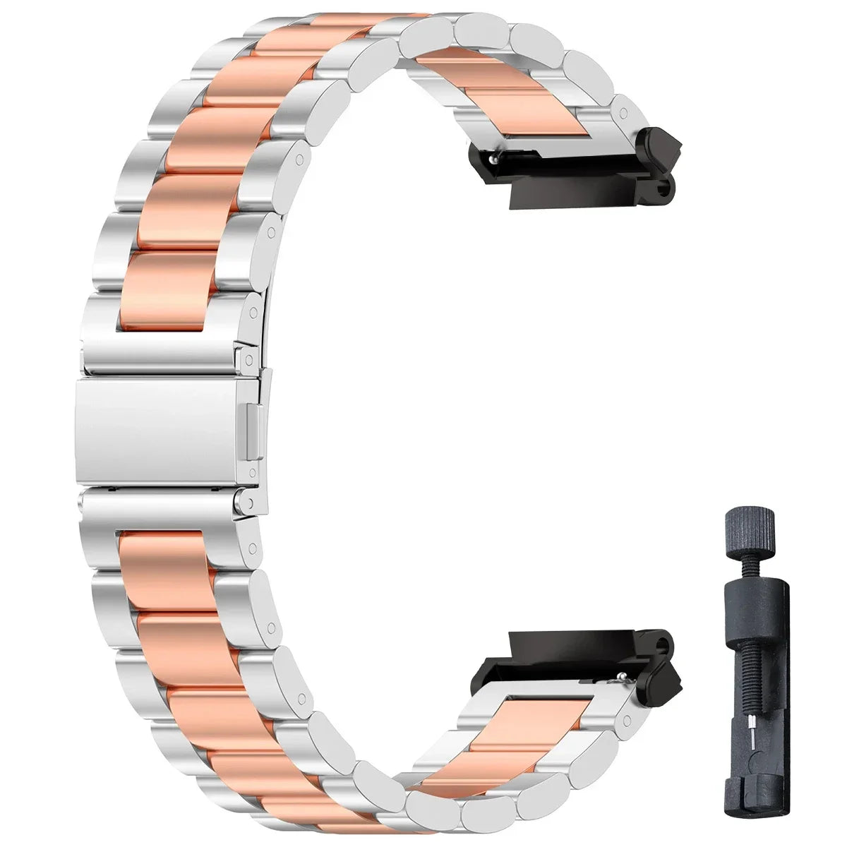 Stainless Steel Band for Amazfit T-rex 2 3 Ultra Watch Strap Metal for Amazfit Trex Pro T Rex Tyrannosaurus Smartwatch Bracelet Qme Silver RG T-Rex 3