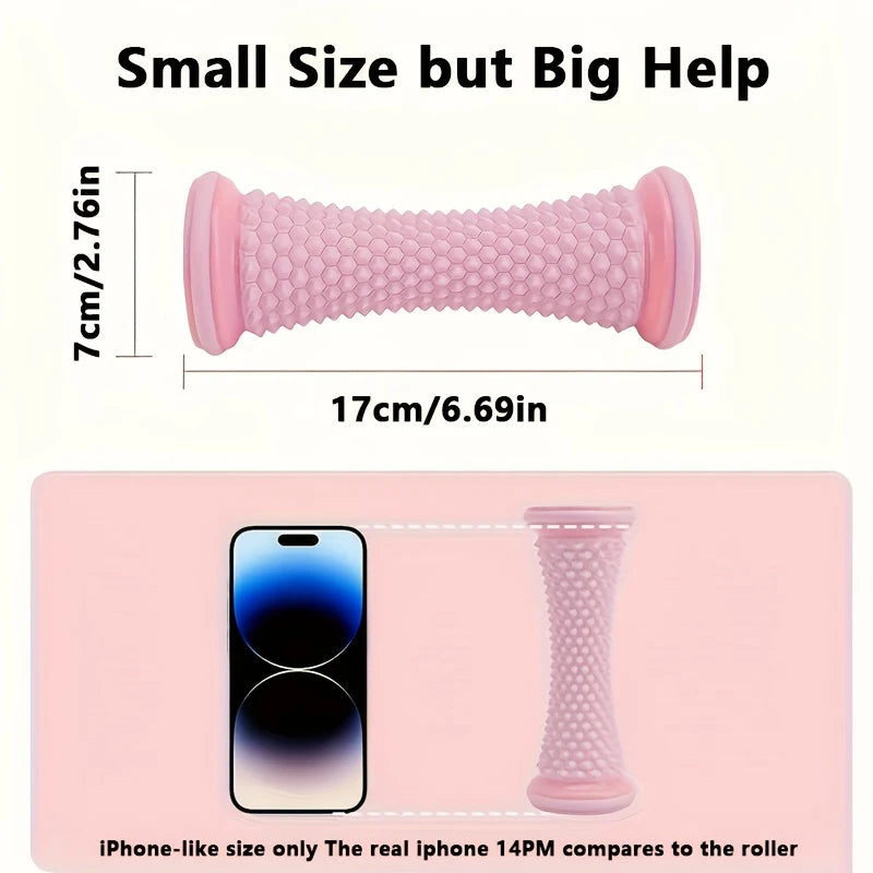 Foot Fascia Roller Massage Deep Tissue Textured Surface Home Use Qme