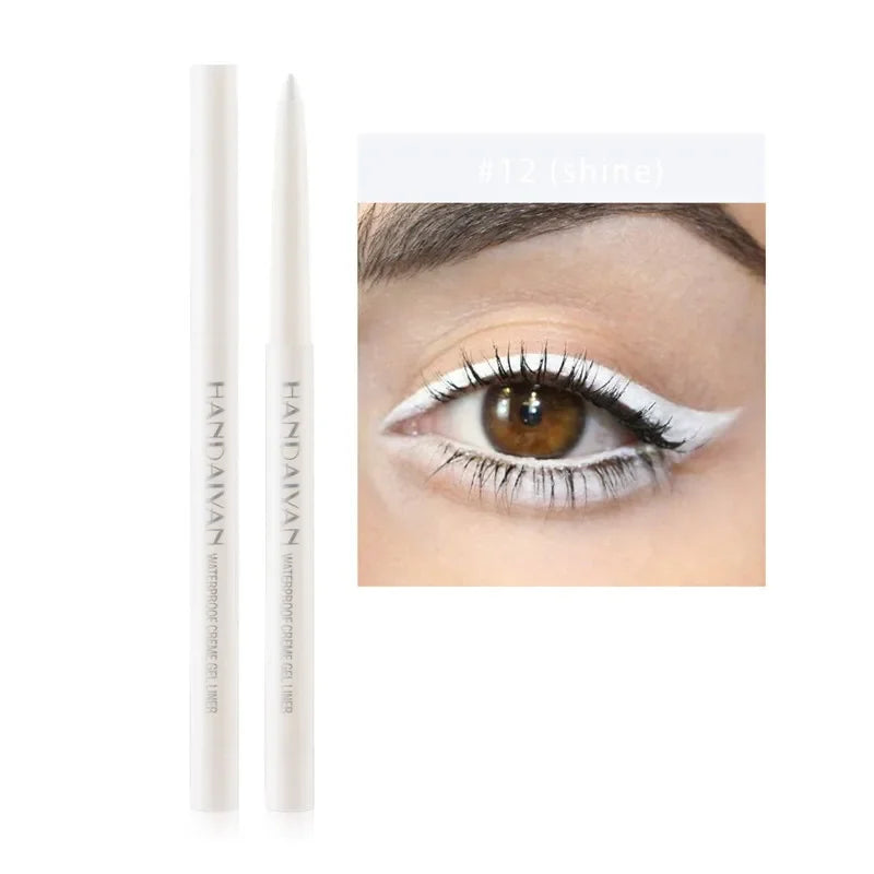 20 Colors Waterproof Matte Eyeliner Gel Long Lasting Professional Sweatproof Non-smudge Multicolor Ultra-fine Eyeliner Pencil Qme 12