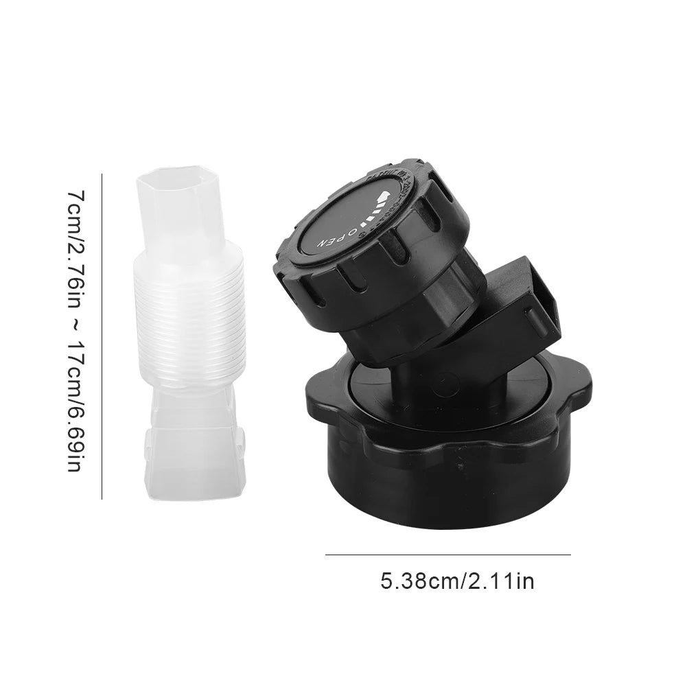 Outdoor Water Faucet with Extender Hose Portable Faucet Replacement Camping Water Jug Tap Water Bucket Accessories Qme