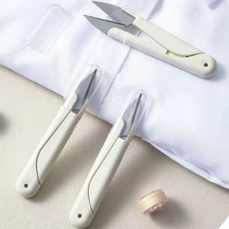 Small Scissors Lid Household Textile Pliers Hand-woven Clothing Store Qme