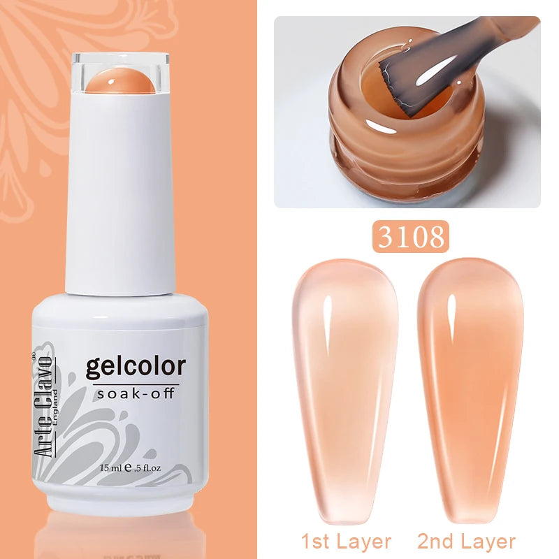 Arte Clavo Gel Polish Nail Supplies Professionals Art Semi Permanent