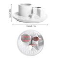 Incense Holder Sticks Ceramic Candle Ornament Multifunctional Burner Qme China Mainland White
