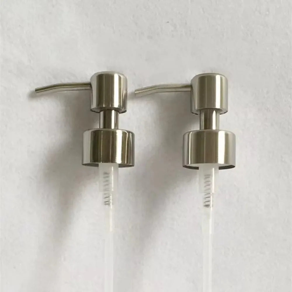 304 Stainless Steel Hand Liquid Soap Pump Dispenser Head Nozzle Qme
