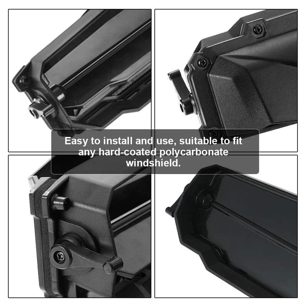 Windscreen Vent Kit UTV Vent Kit Self-Installed Windscreen Accessories for Hard-Coated Polycarbonate Windshields Qme
