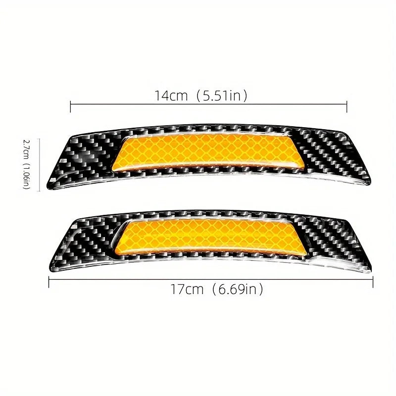 2pcs Car Reflective Sticker - Protect Your Car from Scratches & Enhance Its Look! Qme