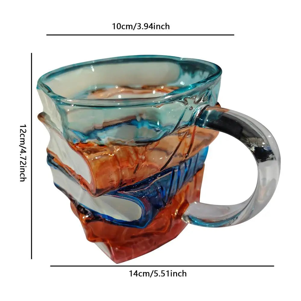 Colorful Book Cup Reading Lover Tea Mug Creative Table Decoration Decorative Handcrafted Drink Container for Teacher Literature Qme as shown 300ml
