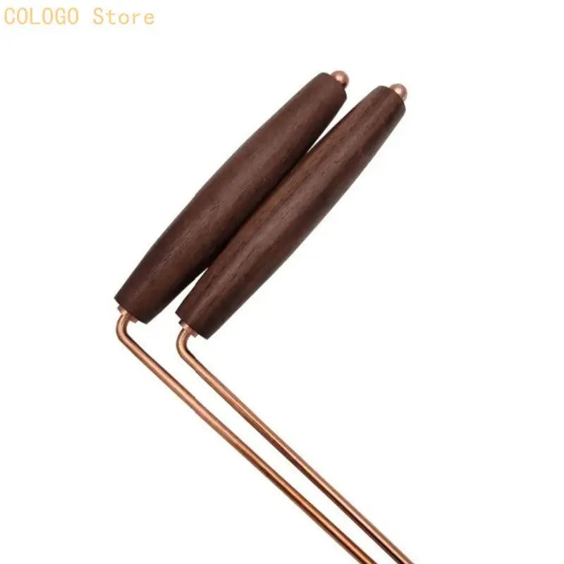 Dowsing Equipment Wooden Handle Spiritual Detection Evil D0LD Qme
