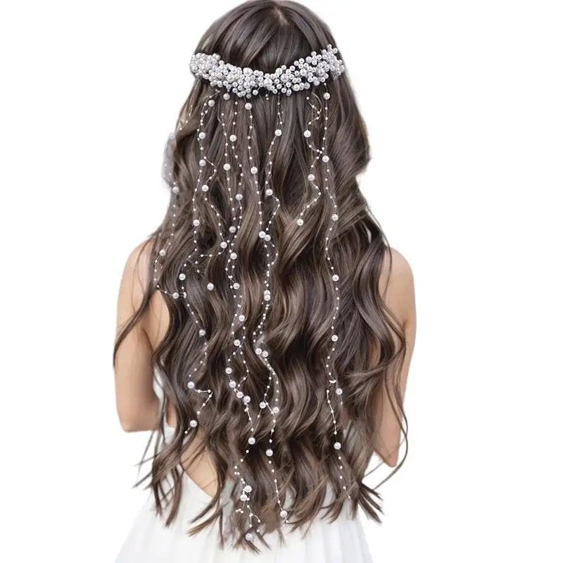 Pearl Hair Comb Bridal Accessories Decorative Headpiece Exquisite Qme