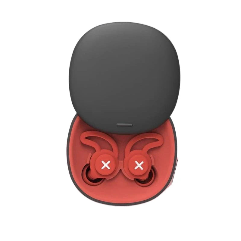 Waterproof Silicone Ear Plugs Soft Comfortable Noise-cancelling Qme Red