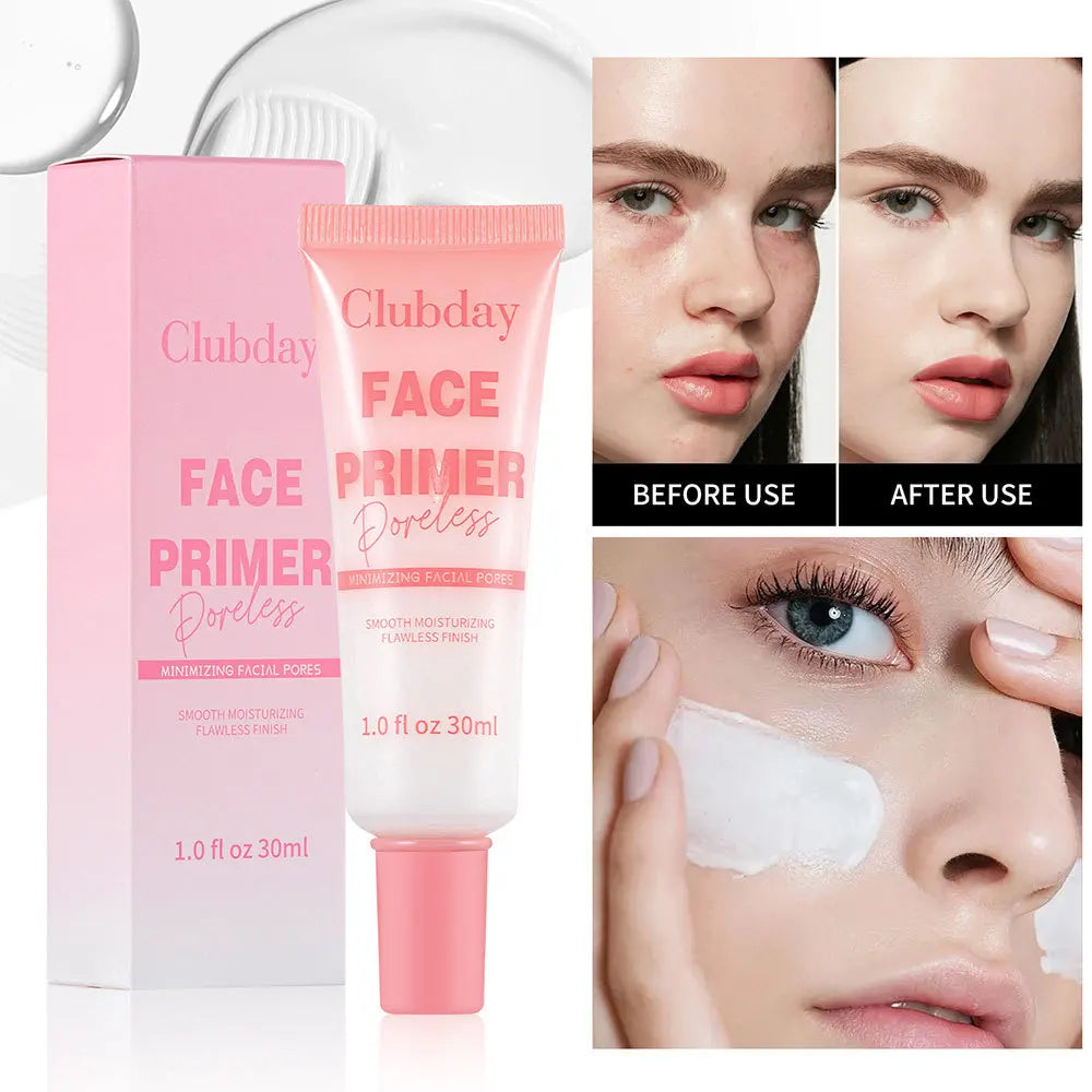 Makeup Primer Moisturizing Nourishing Face Invisible Pores Soft Tube Qme