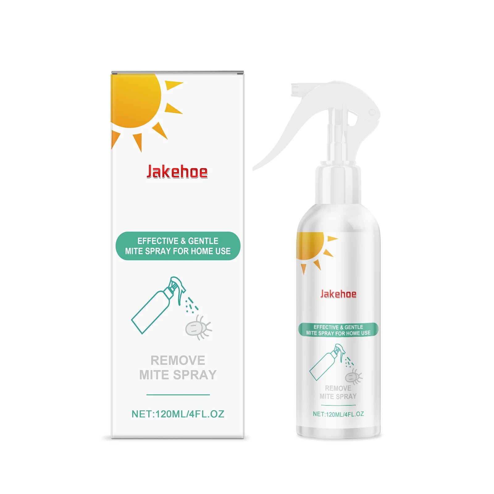 Powerful Mite Remover Spray Quickly Removing Mites Dust Reduce Mites Reproducing Suitable for Fabrics Household Anti Mites Spray Qme 120ml Boxed
