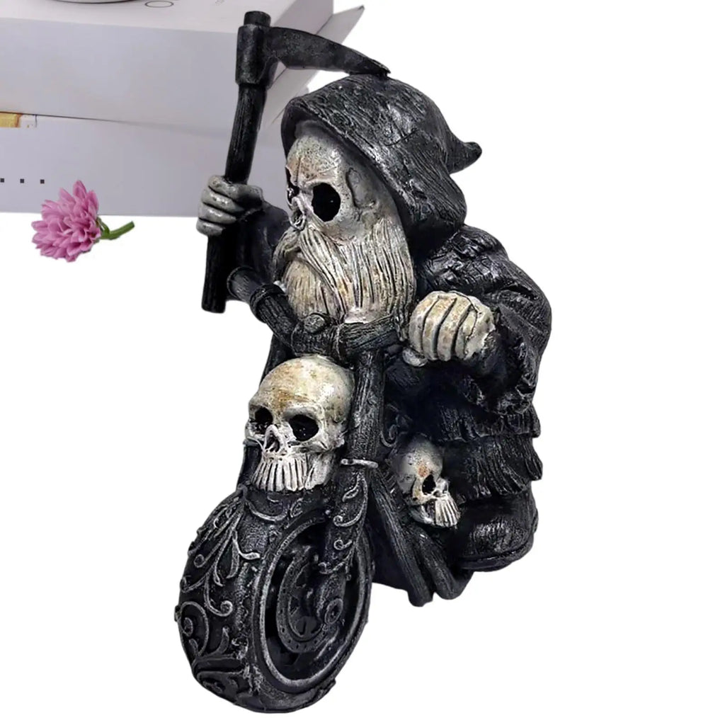Halloween Reaper Statue Desk Decoration Decorative Figurine Themed Qme