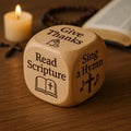 Handmade Wooden Decision Dice Dual Purpose For Quilting Sewing & Book Reading Lover Engraved Choice Cube Funny Desk Decor Gift Qme StyleE