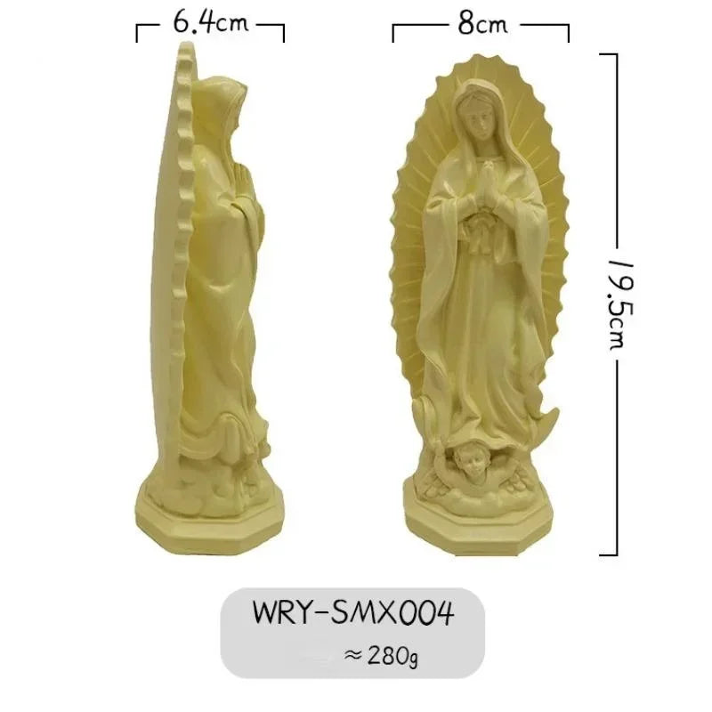 Wholesale Mexican Virgin Mary Home Furnishings Porch Decoration Qme Yellow