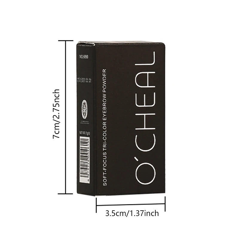 Three Eyebrow Powder Long-lasting Fixing Waterproof Easy Apply Qme