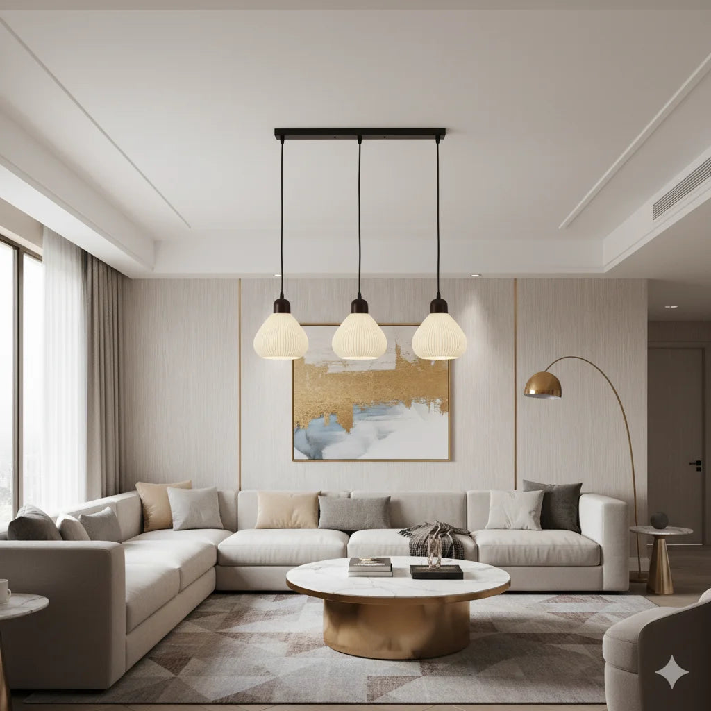 White Pendant Lights For Kitchen Dining Room Home Decor Bar Dining table Glass Hanging lamp Aisle Ceiling Lamp Qme