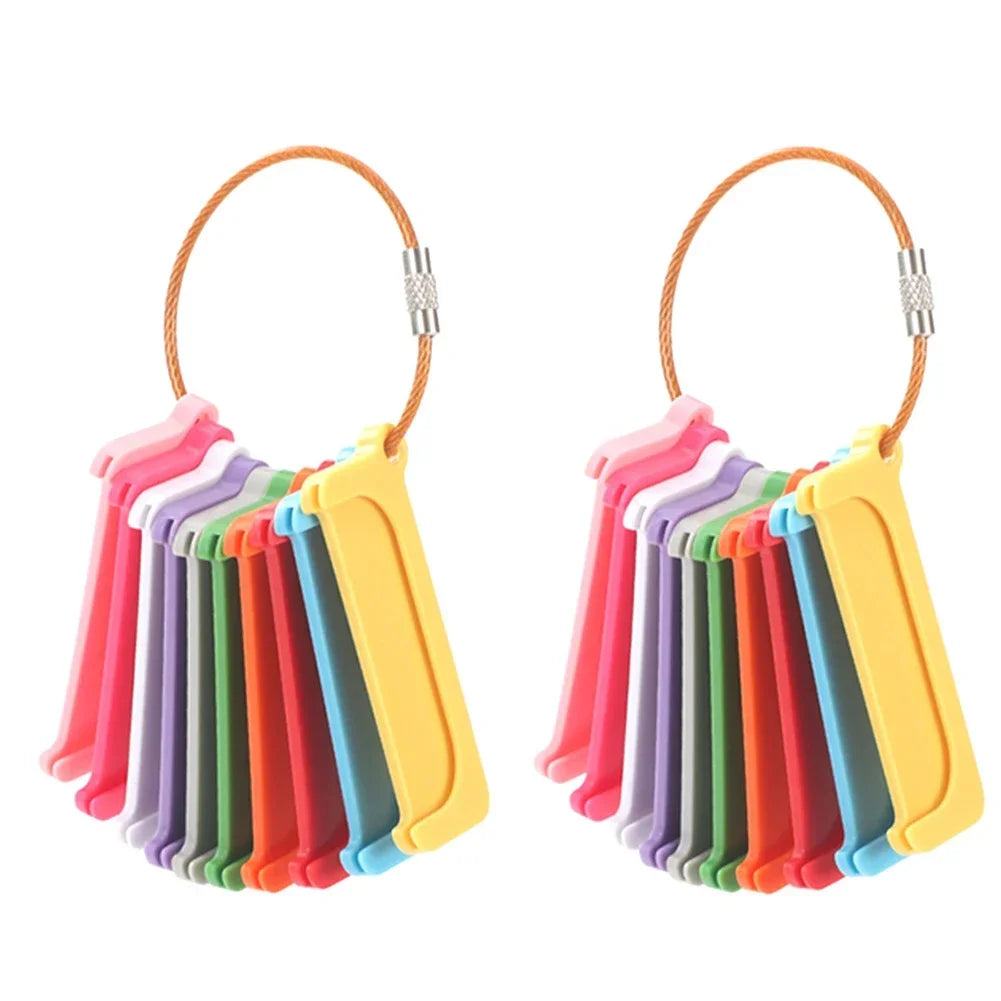 Reusable Card Holder Portable Holder For Yoto With Metal Ring Loop Audio Story Organizer Travel Case Storage Cover Mixed Colors Qme