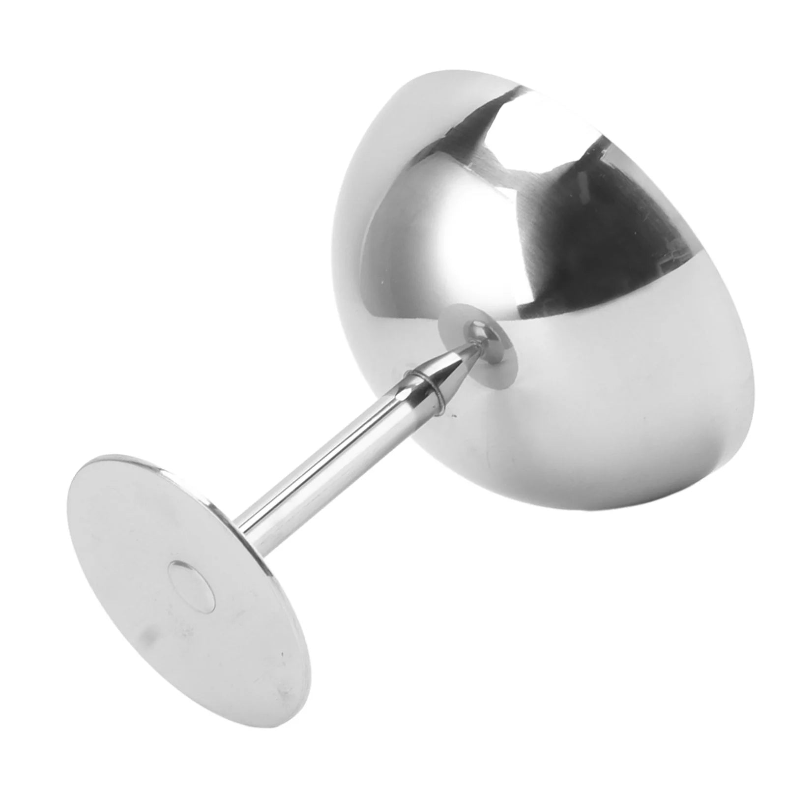 Stainless Steel Ice Cream Goblet Food Grade Dessert Cup Dishwasher Safe Champagne Style Goblet for Party Family Bar Cafe Qme
