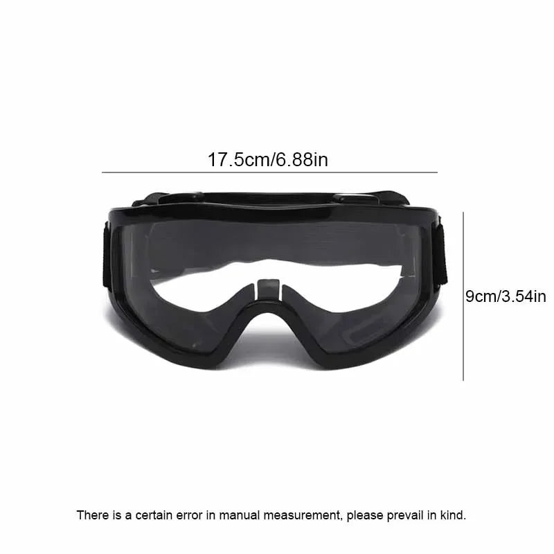 1PCS Safety Goggles Anti-Fog Dust Windproof Scratch Resistant Protective Eyewear for Industrial Cutting Grinding Work Qme