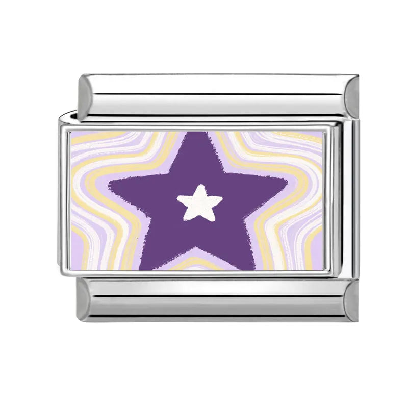 2025 Blue Lotus Leaf Sun Eye Cactus Italian Charm Link Sliver Modular