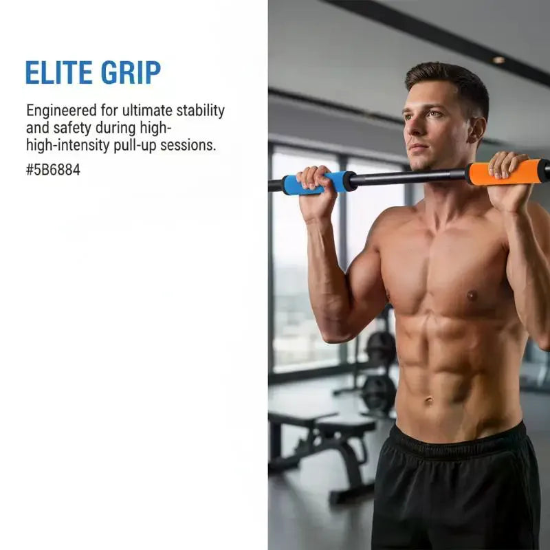 Pull Up Bar Cushion Grips Anti Slip Soft Cover Pads Dumbbell Barbell Qme